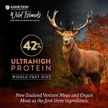 Addiction Wild Islands Forest Meat Venison High Protein Recipe 4lbs